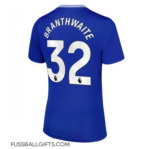 Everton Jarrad Branthwaite #32 Fußballbekleidung Heimtrikot Damen 2024-25 Kurzarm